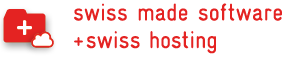 swiss made software + swiss hosting Logo
